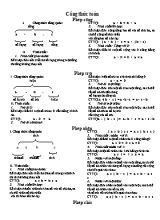 Tổng hợp công thức môn Toán Lớp 4